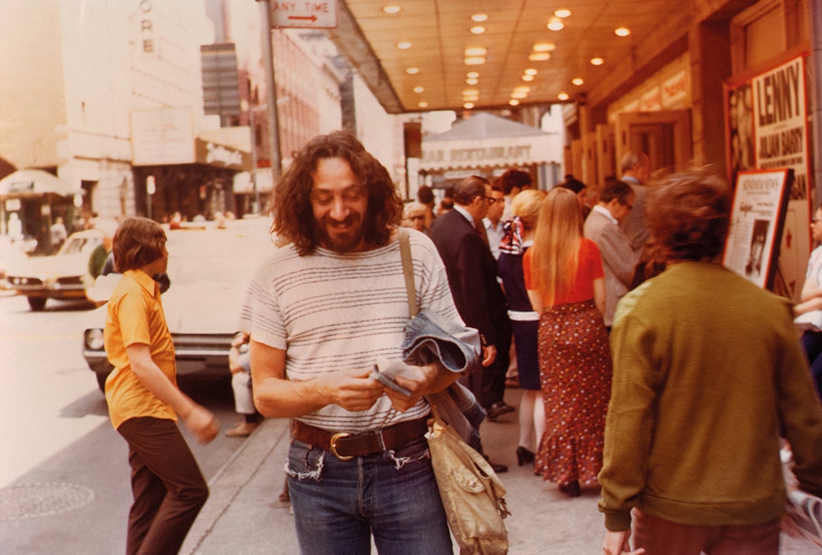 Harvey Milk on West 47th Street in Manhattan  1972