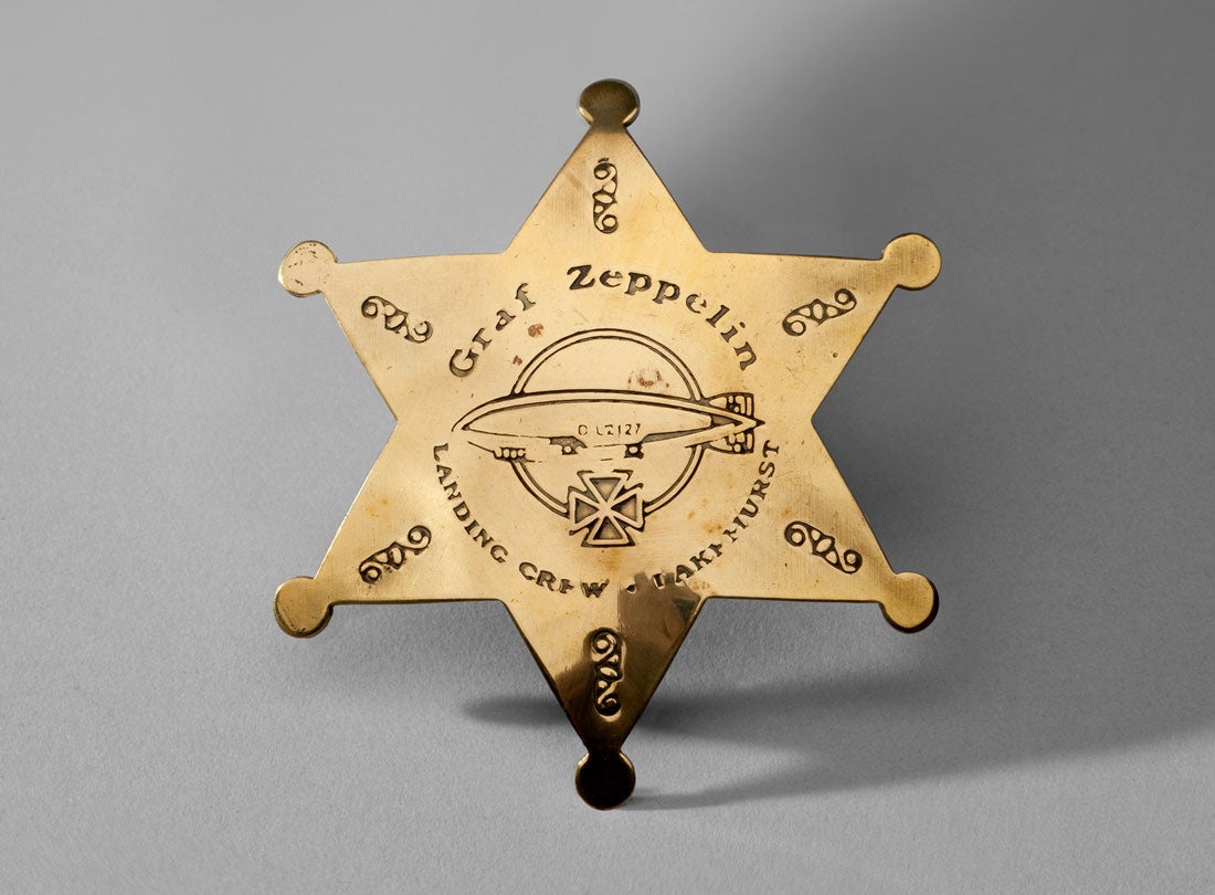 Graf Zeppelin Lakehurst, New Jersey landing crew badge  early 1930s