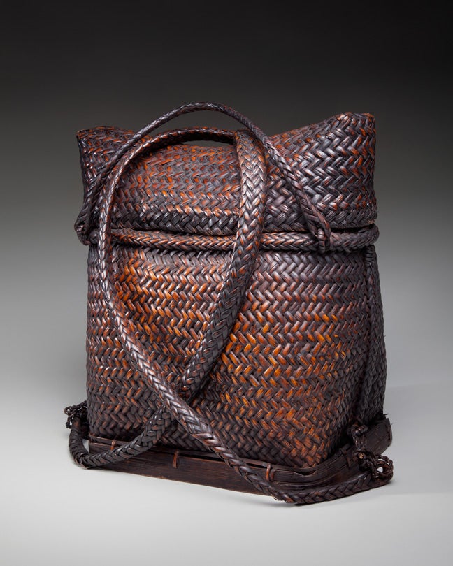 Backpack with lid (sangi)  20th century