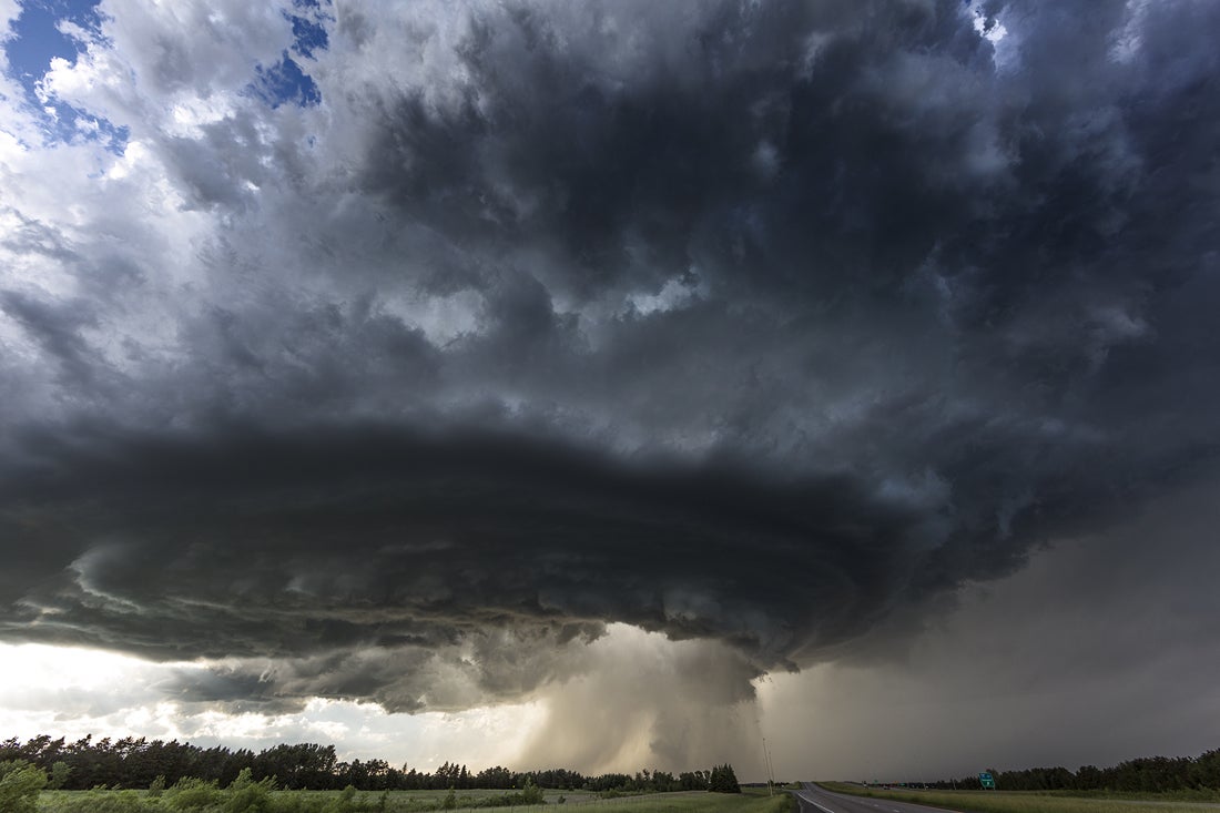 The Lovely Monster Over the Farm, Lodge Pole, Nebraska  