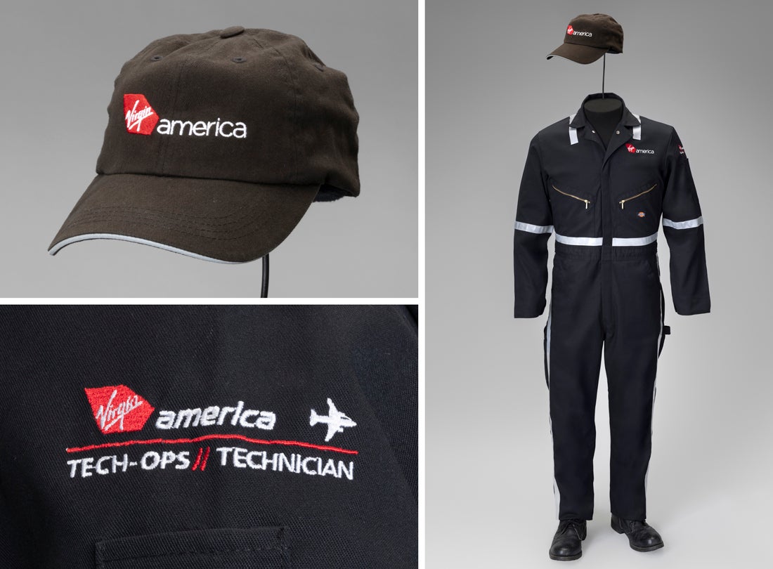 Virgin America ramp technician uniform  c. 2010