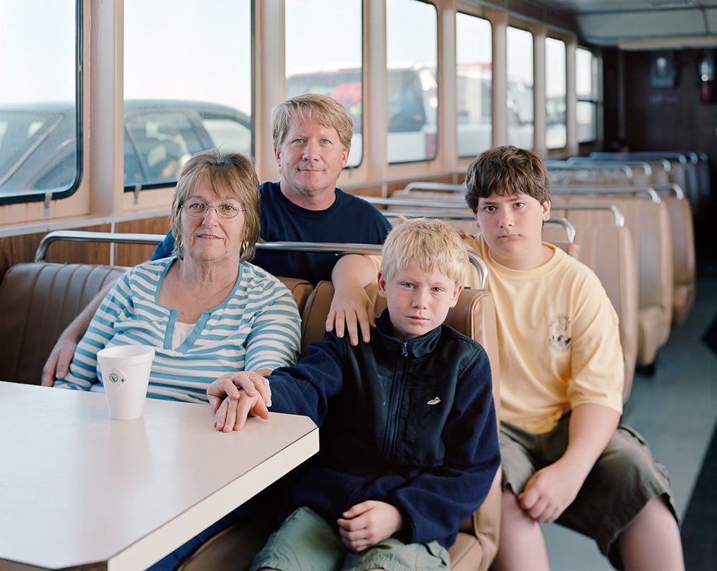 Guy, Jamie, Tre, and Nancy, Ocracoke Island Ferry, North Carolina  2011