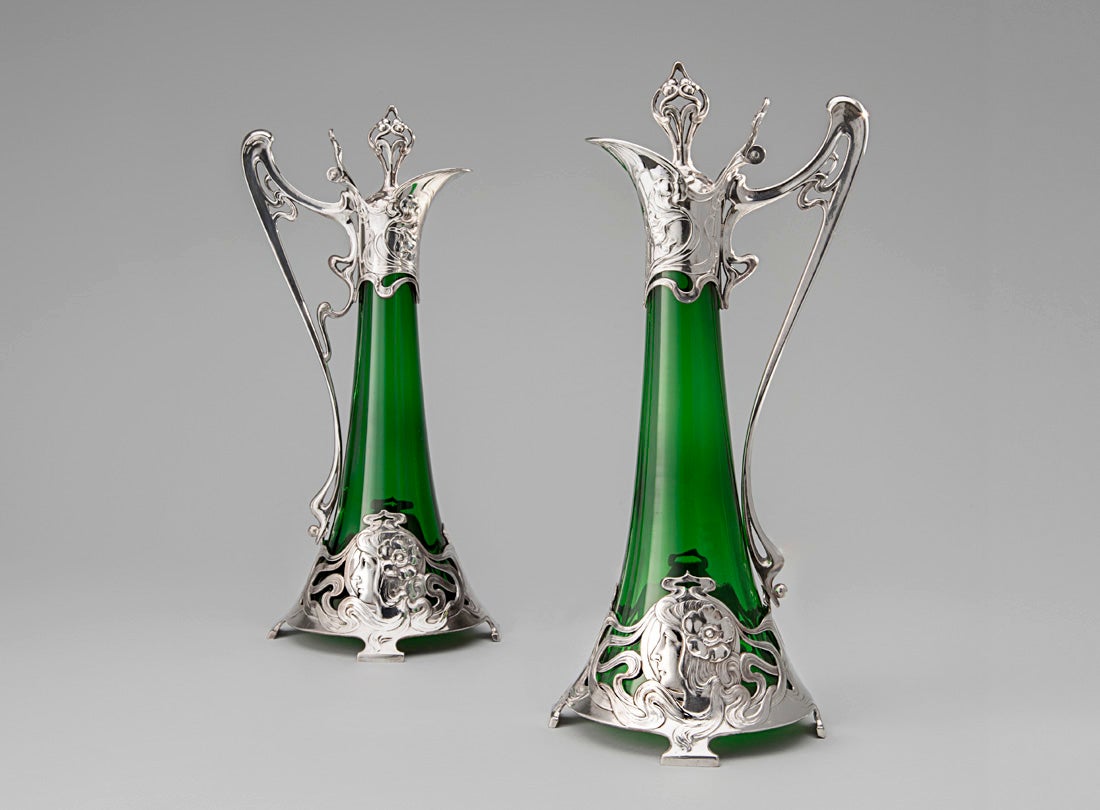 Pair of decanters c.1910