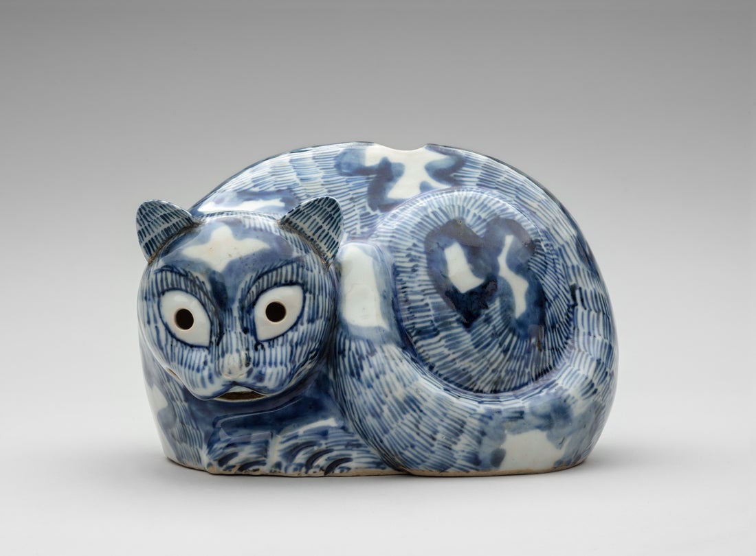 Cat night-light  late 18th–early 19th century