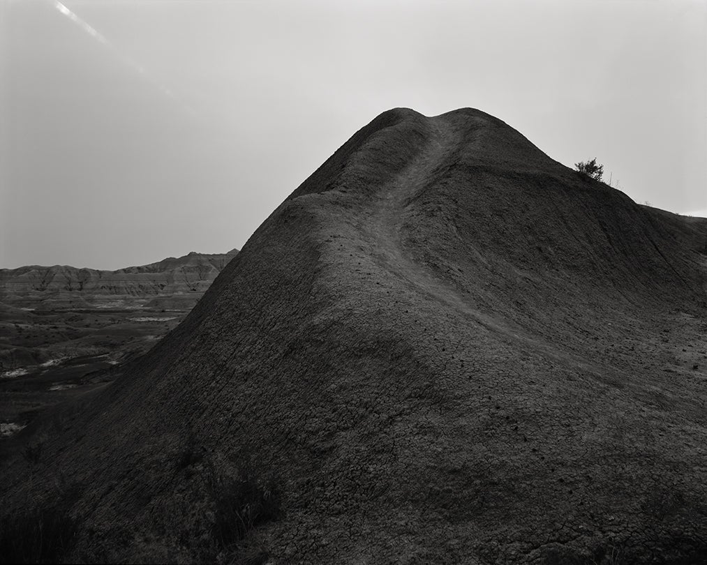 Badlands Moonset, Badlands National Park, South Dakota  2015