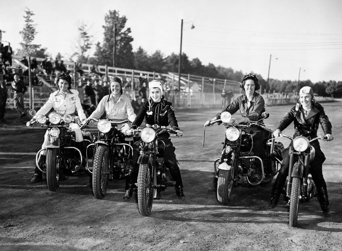 Jackie Varney, Rene King, and Edi Lynn; Winners of the Girls’ Slow Race c. 1946