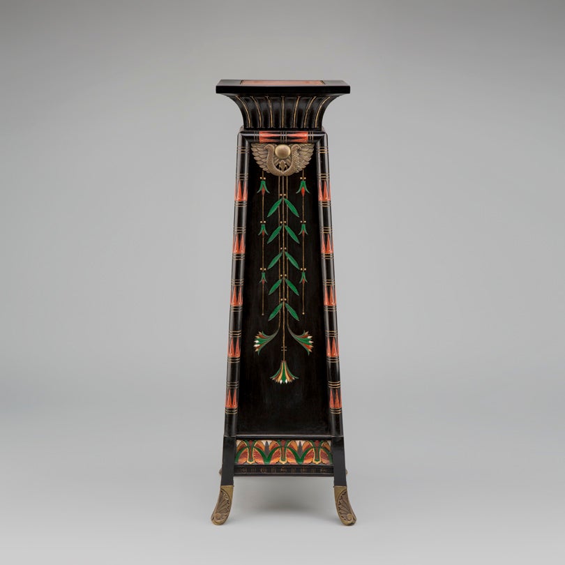 Pedestal  c. 1860s–70s possibly New York wood, paint Courtesy of Michaan’s Auctions, Alameda, CA L2014.2901.004