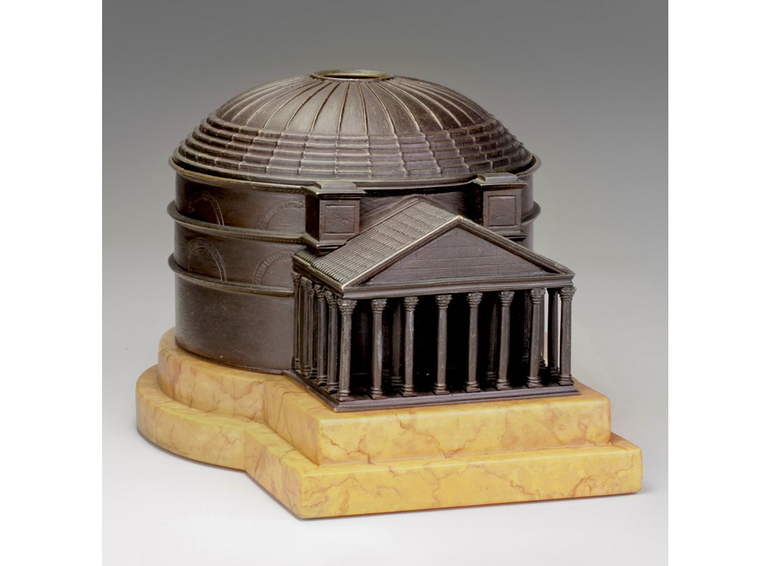 Pantheon, Rome (double inkwell) c. 1870