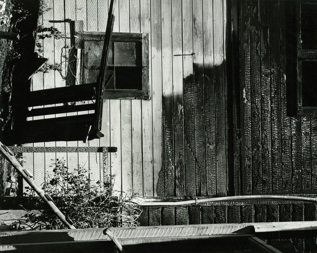 Burnt Wood Exterior, Sausalito, California  