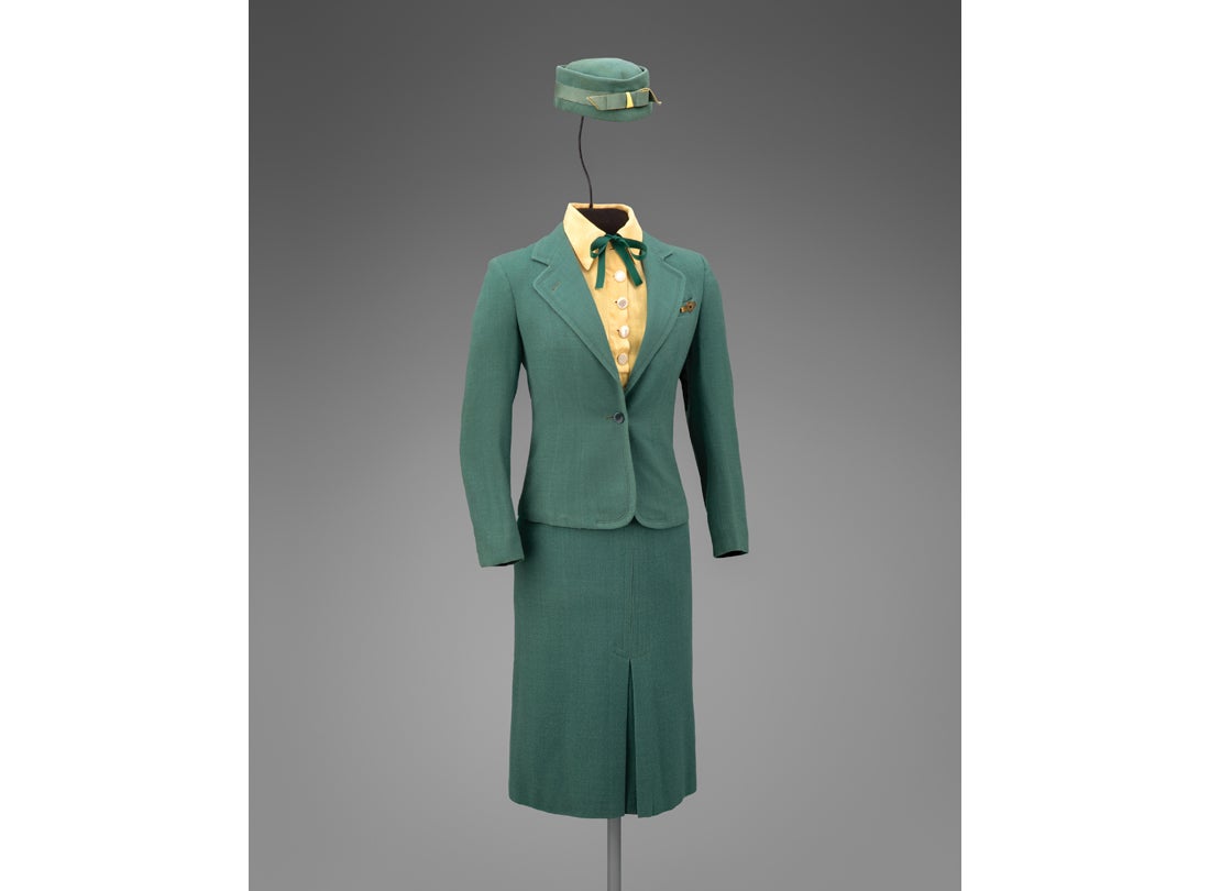 stewardess United We Stand: Female Flight Attendant Uniforms of United Airlines | SFO  Museum