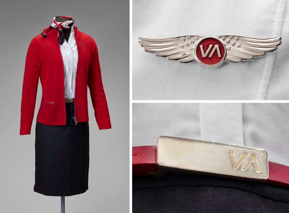 Virgin America flight attendant uniform  2007 