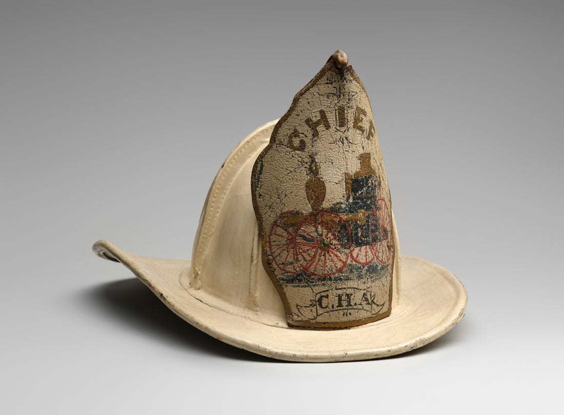 Chief Charles H. Ackerson’s helmet  1870–71