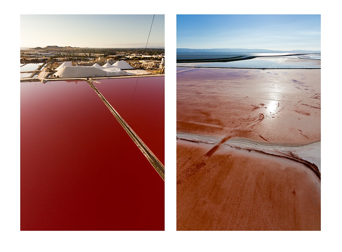 Crystallizer Beds, Cargill Salt Plant, Newark, California  