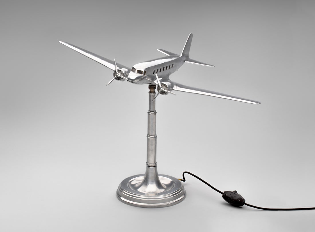 Douglas DC-2 desk lamp  c. 1934