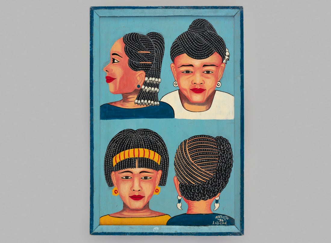 Braided styles hairdressing sign  1994