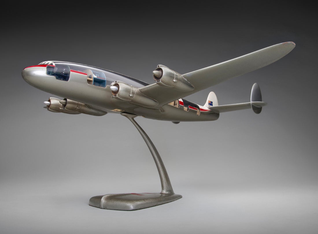 Qantas Empire Airways Lockheed L749 Constellation model aircraft  c. 1950