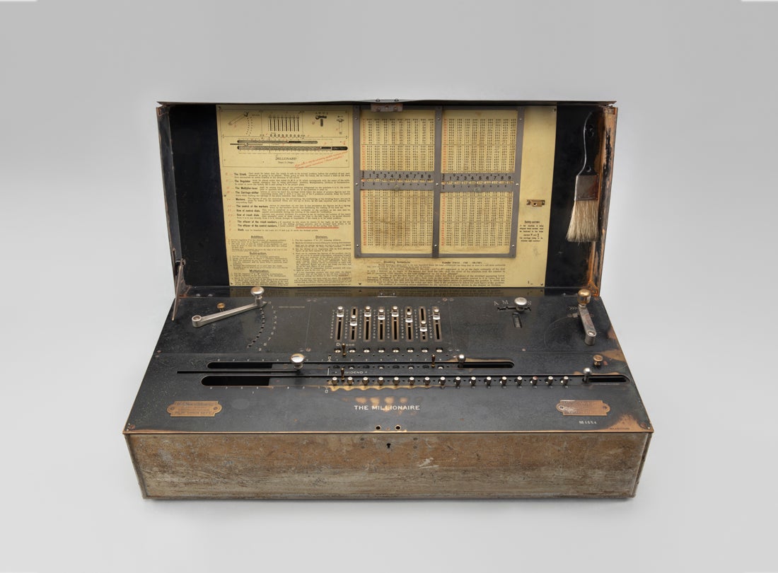 Millionaire calculating machine  c. 1904