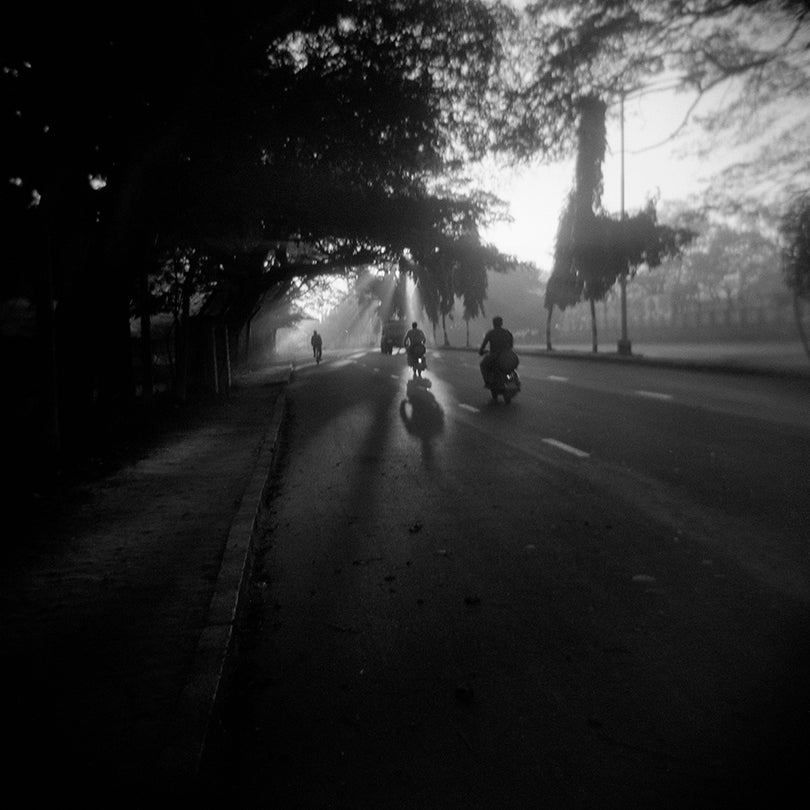 Trees with Scooters, from Memories of India  1999