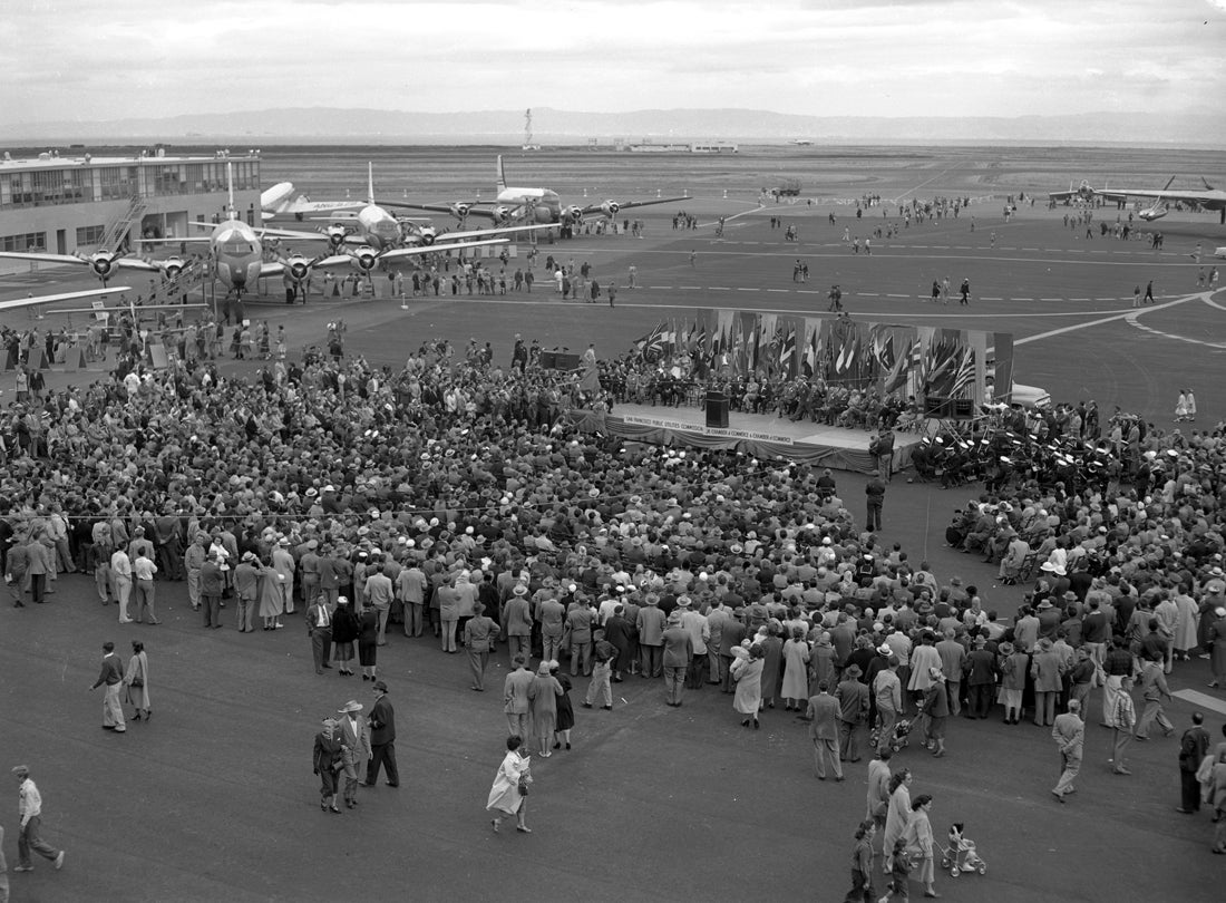 Terminal Building dedication ceremony  1954