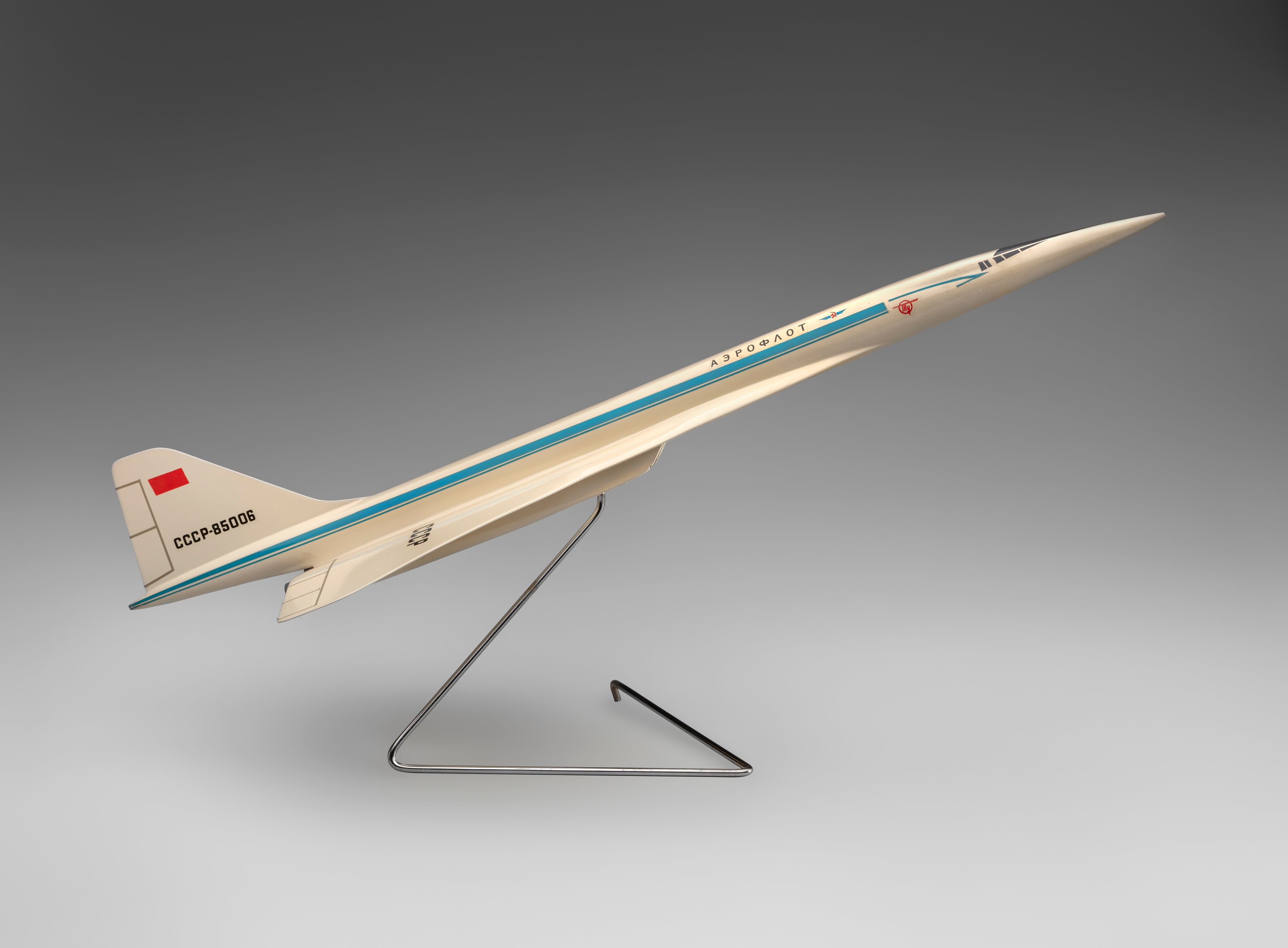 Aeroflot Soviet Airlines Tupolev Tu-144 model aircraft  1980s