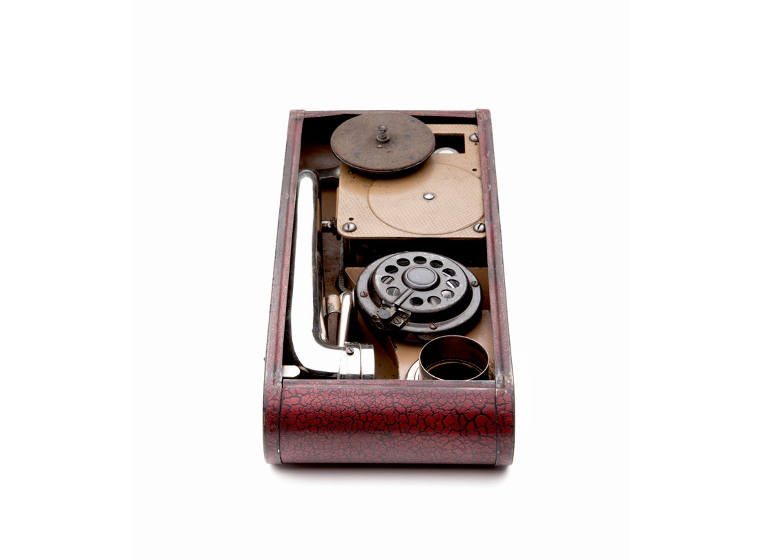 Excelda portable phonograph 1930s