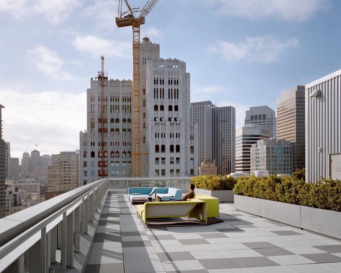 Roof Terrace, One Hawthorne Luxury Condos, 645 Howard Street  2013