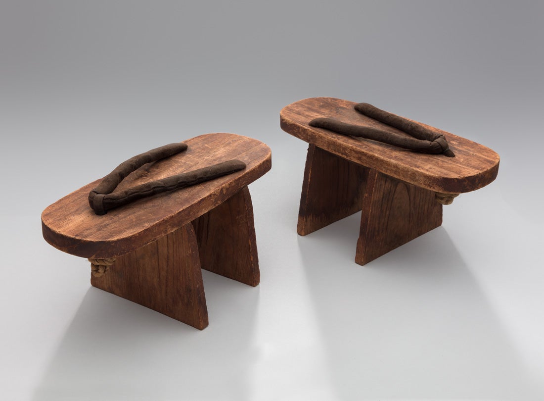 Stilted sandals (geta) 19th–early 20th century