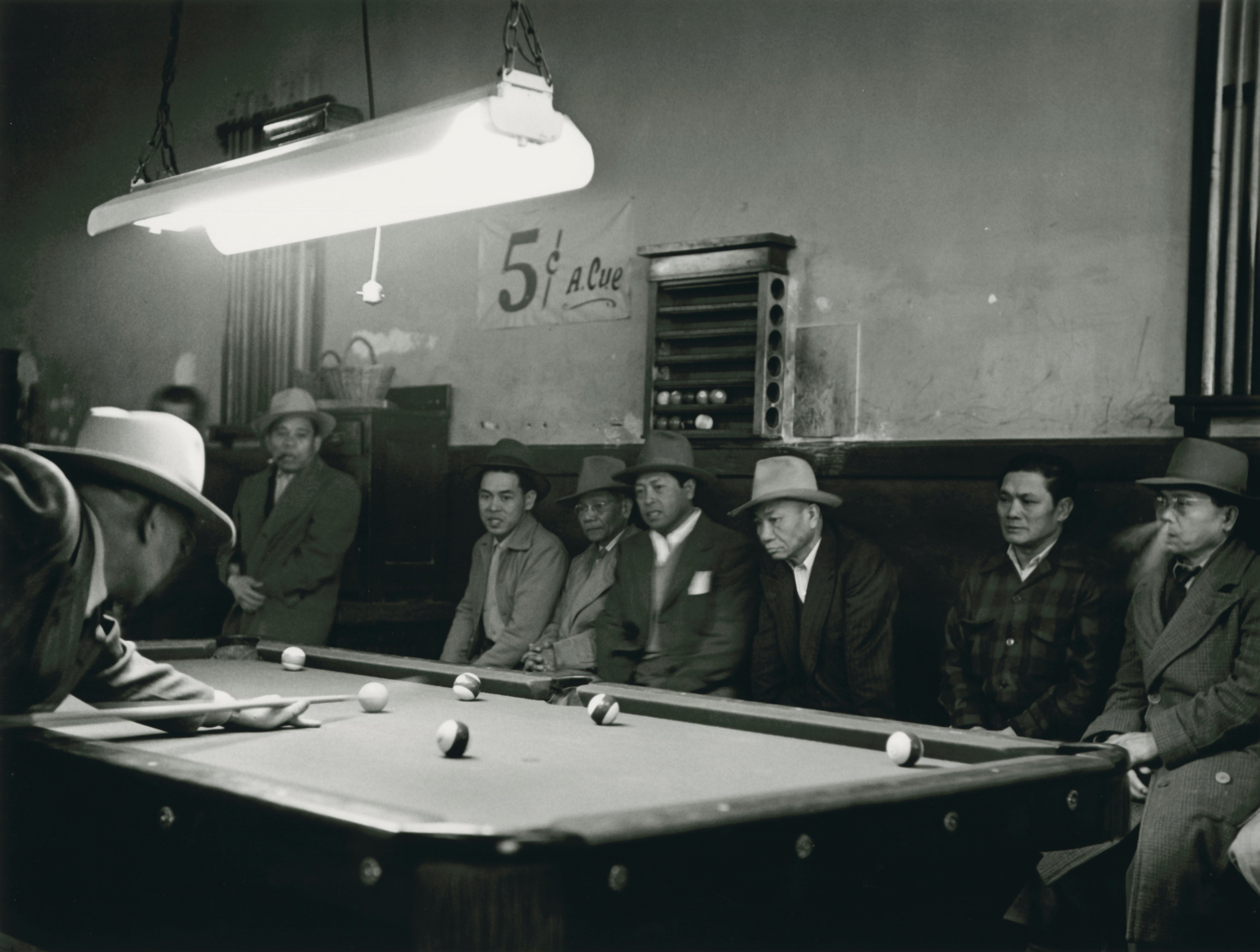 5¢ a Cue, San Francisco, California  1948;  William Heick  (1916–2012)
