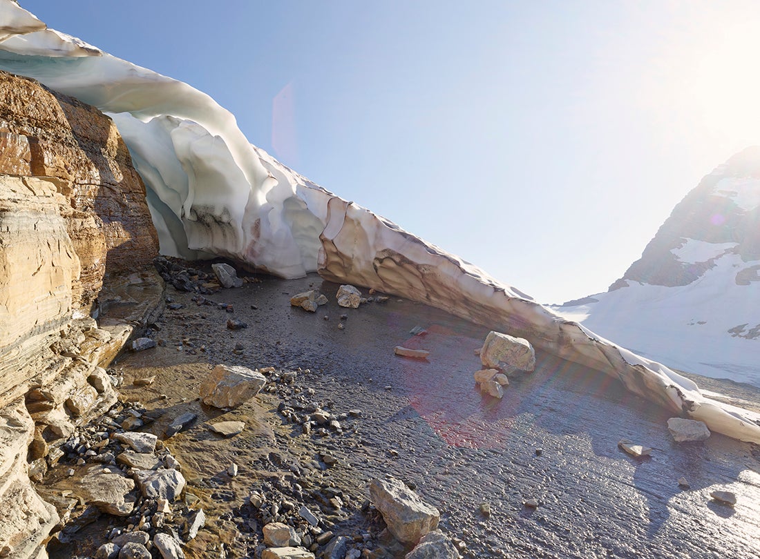 Jackson Glacier Ice Arch, Glacier National Park, Montana  2013 