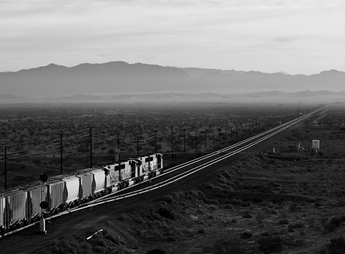 Eastbound at Basin, Eastern Exit of Afton Canyon, California  2006