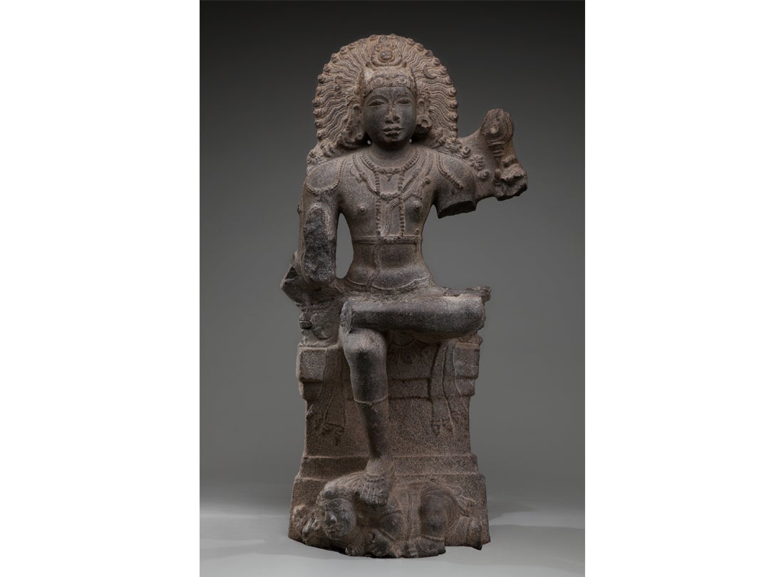 The Hindu deity Shiva as divine teacher  1300–1400