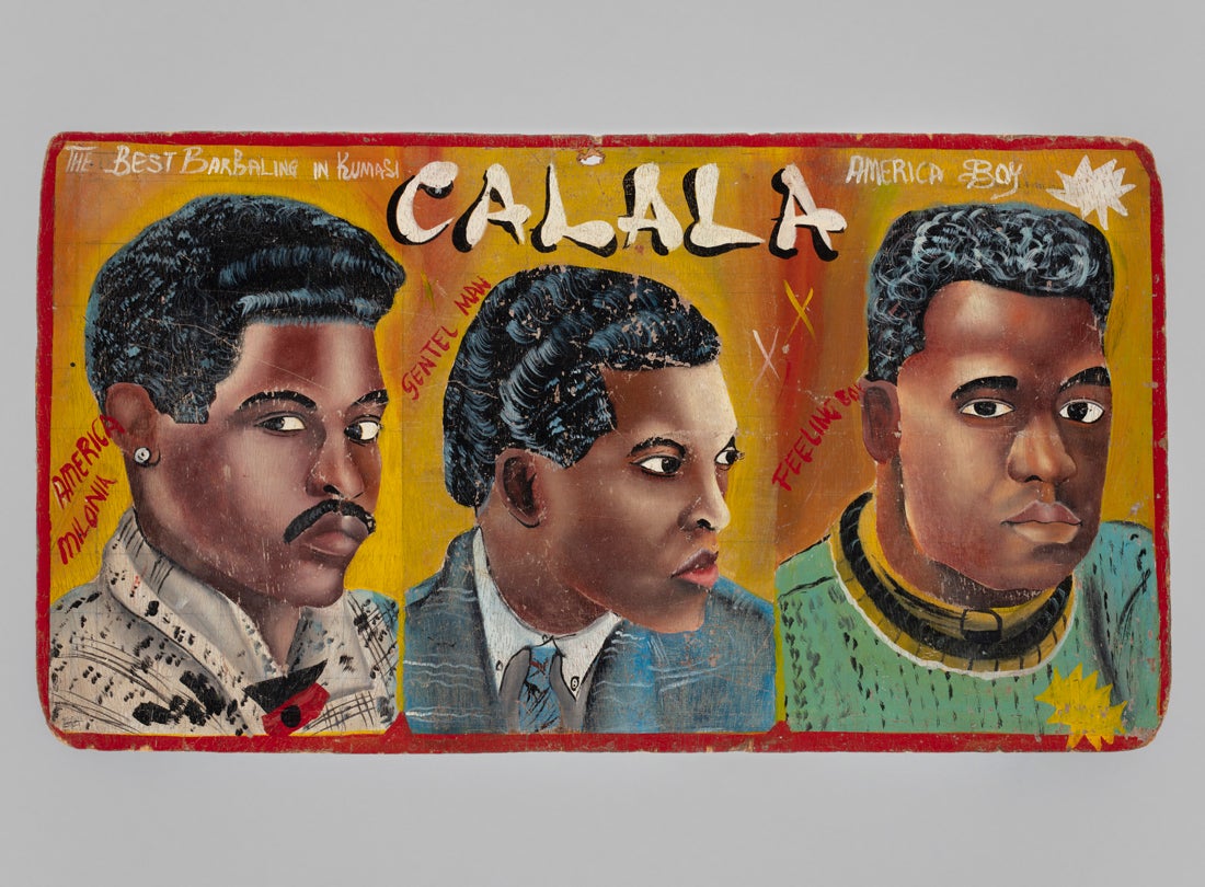 “CALALA” barbershop sign  c. 1980