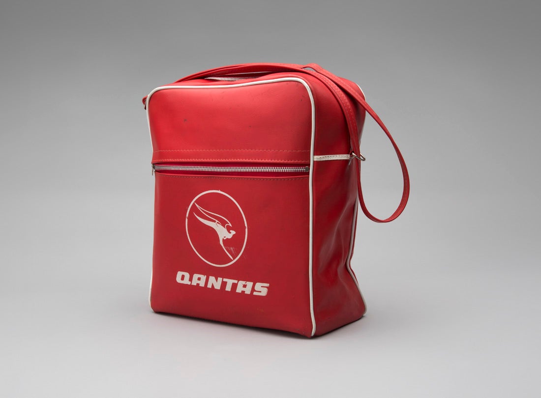 Qantas Airways flight bag  
