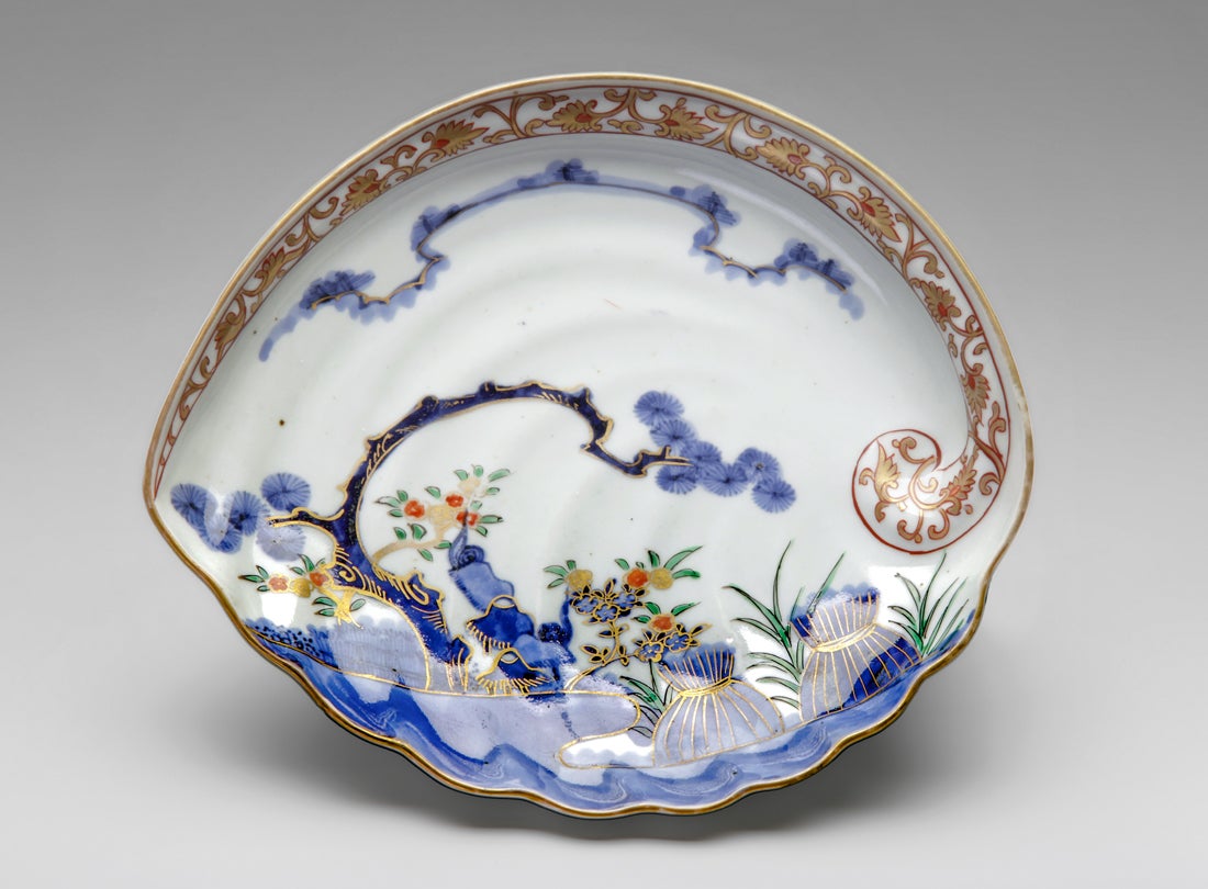 Shell-shaped dish  1750-80