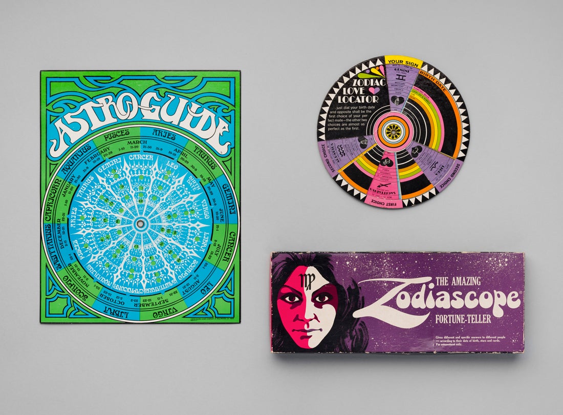 Astro Guide  1975, Zodiac Love Locator/Zodiascope Fortune-Teller  1968
