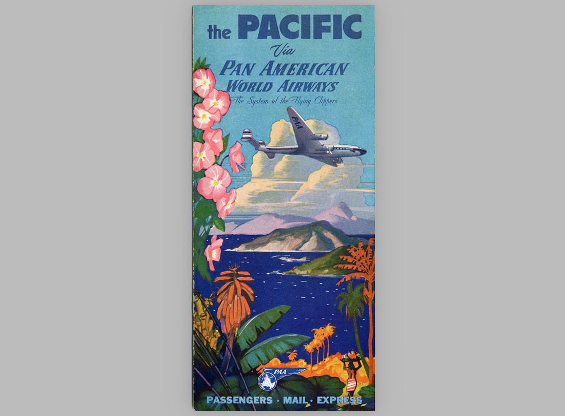 Pan American World Airways Pacific service brochure  1949