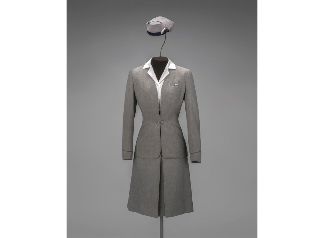United Air Lines stewardess winter uniform  1939–1941