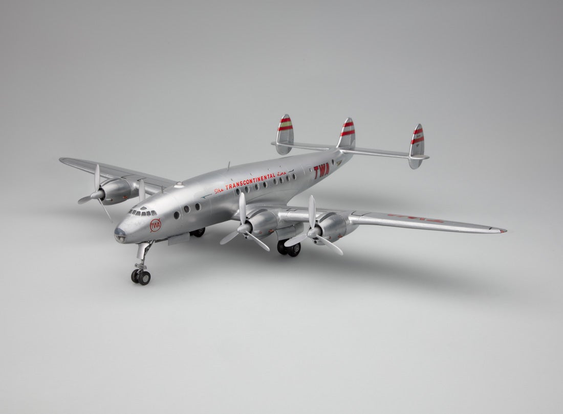 TWA (Transcontinental & Western Air) Lockheed Model 049 Constellation airliner model aircraft  1995