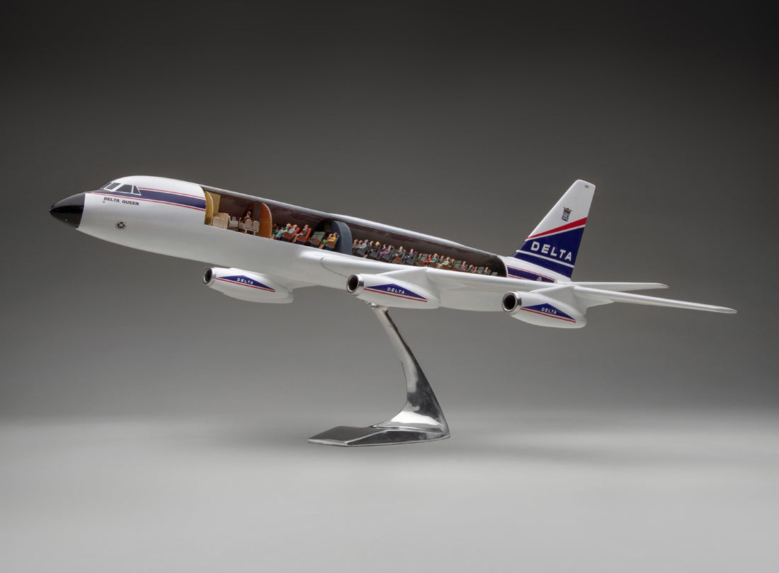 Delta Air Lines Convair 880 model aircraft  c. 1960