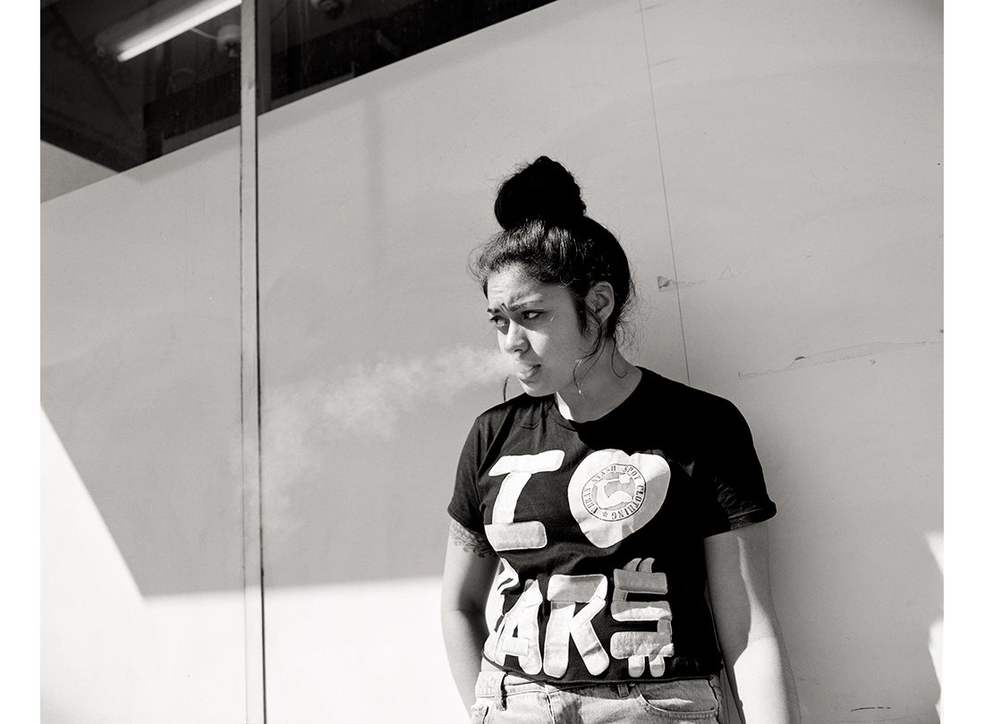 Ruta on break from J&J Hardware  2016