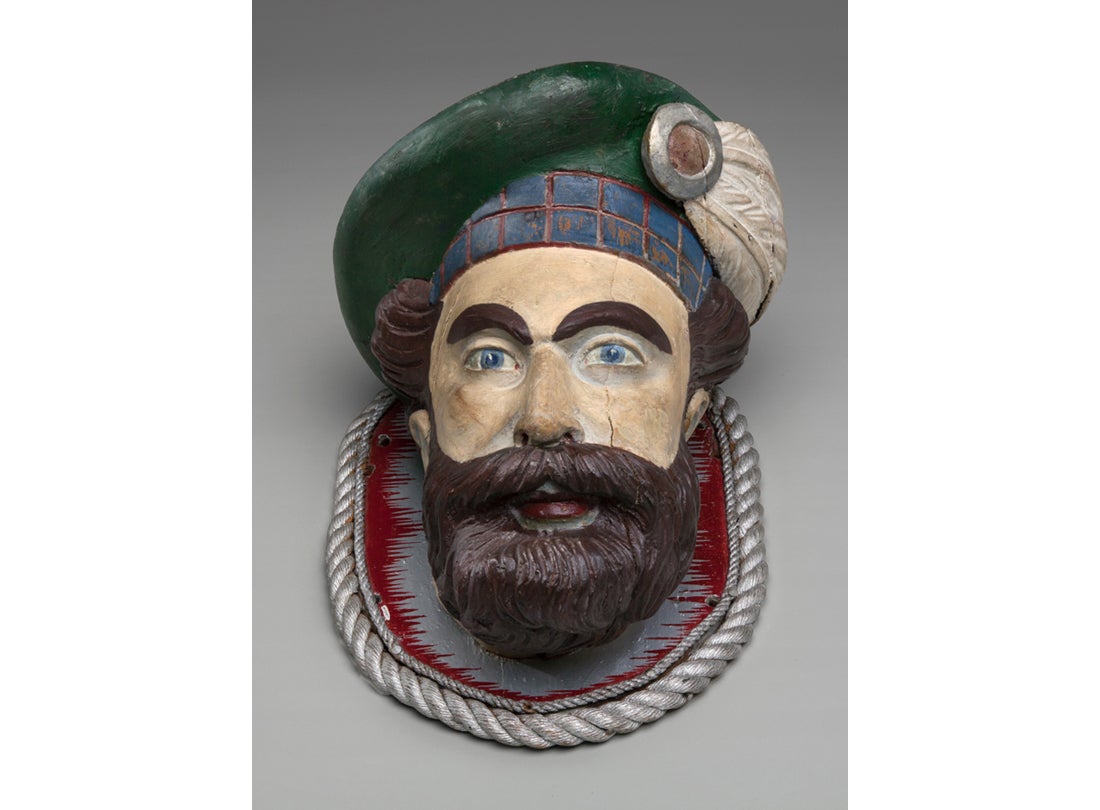 Figurehead fragment from the Roderick Dhu
