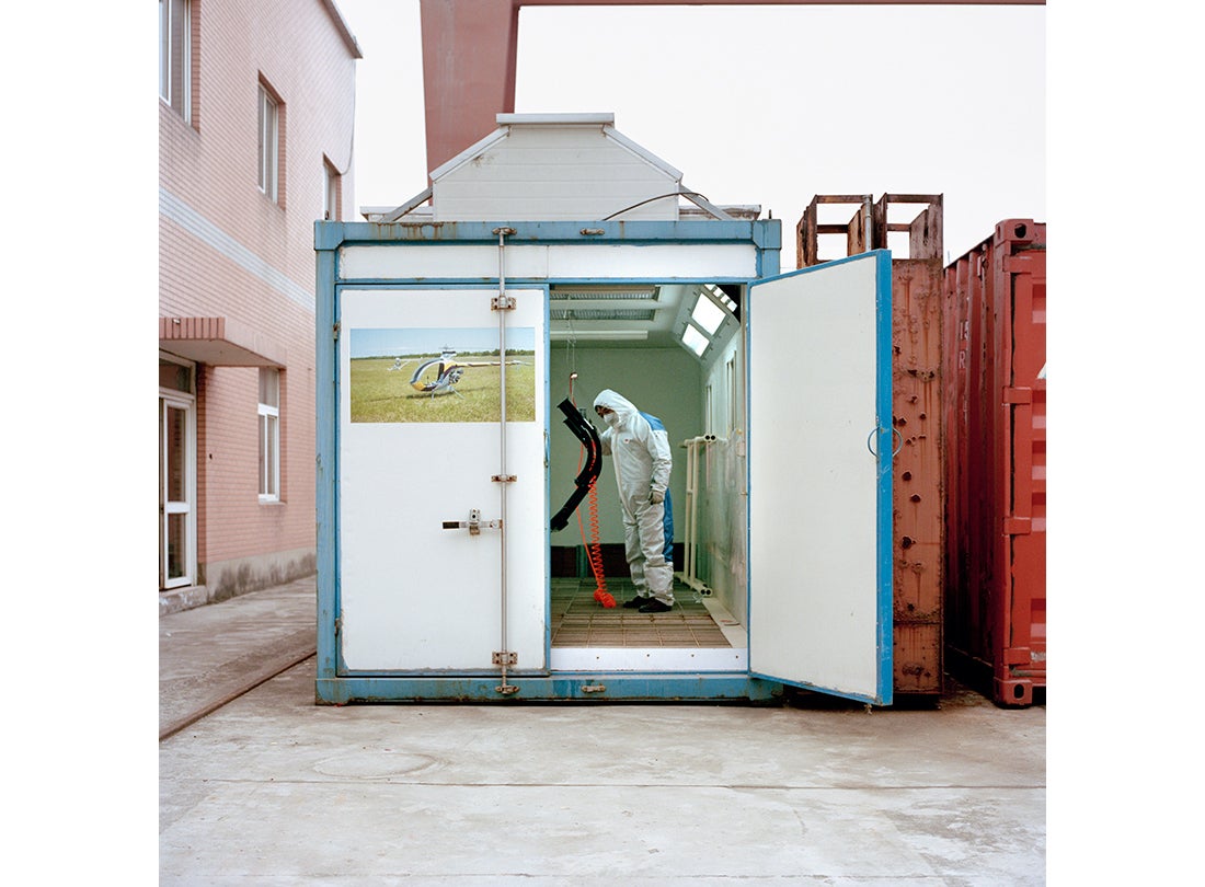 Aviator He Dongbiao owns a company called Galaxy Helicopters which sells DIY helicopter kits  2015