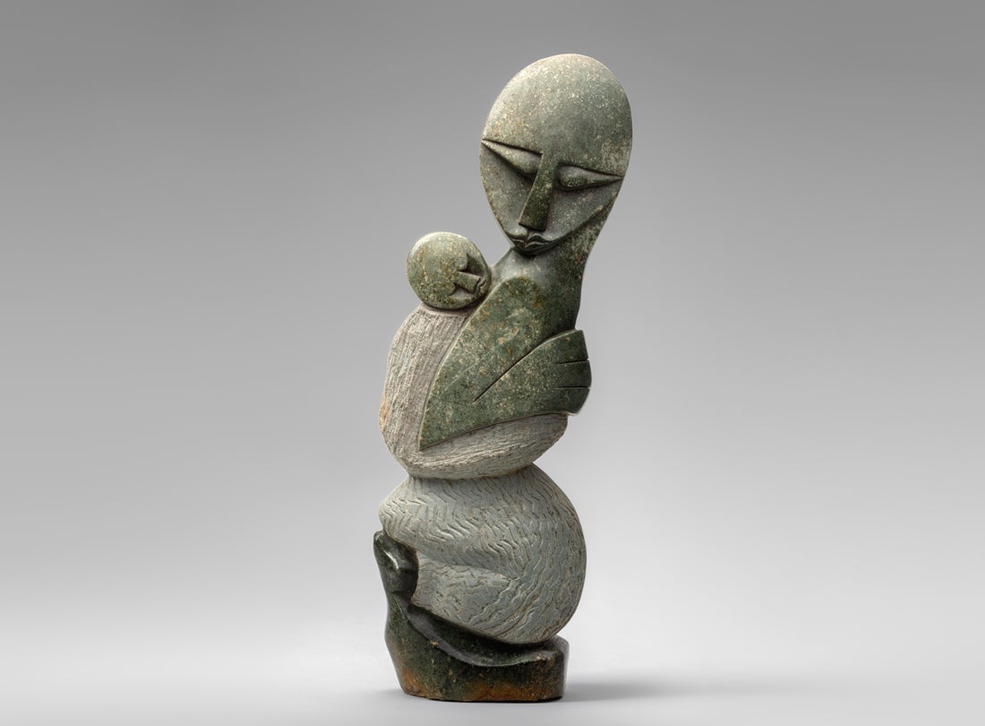 Caring Mother  c. 2005 Tapiwa Jiri (b. 1974)