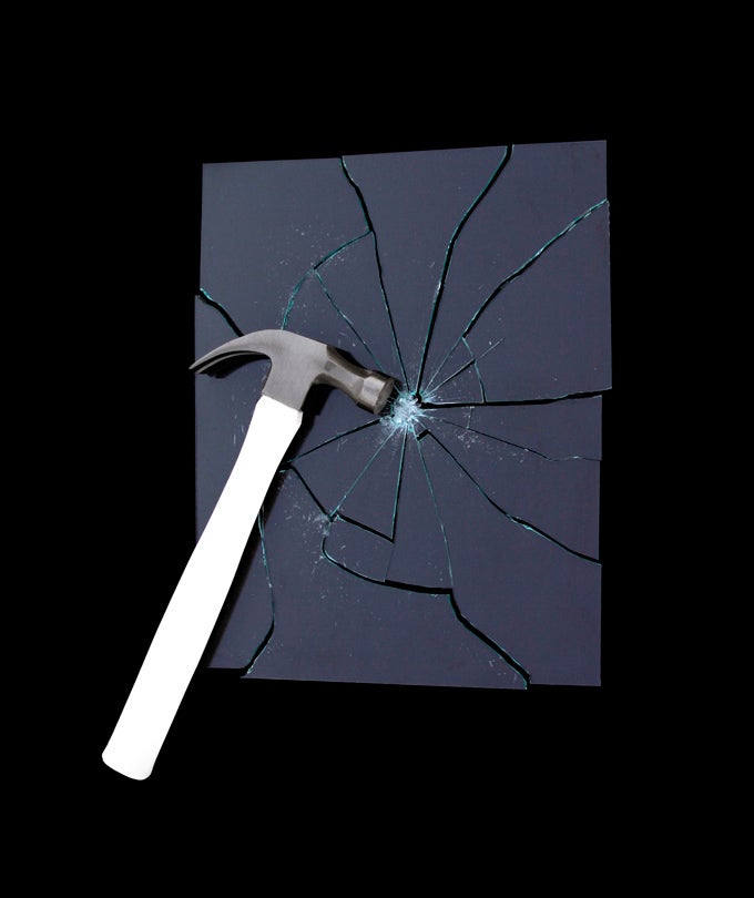 Breaking Glass  2012  Lindsey White (b. 1980)  digital print  Courtesy of the artist  R2014.1901.006