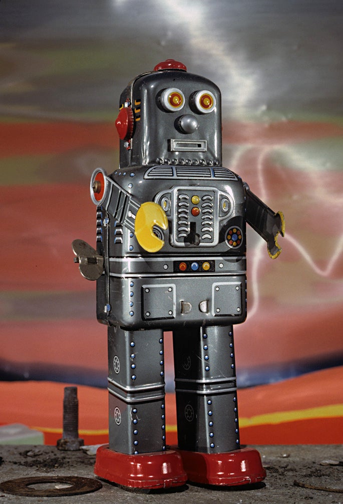 1960s Tin wind-up robot, Japan  1991