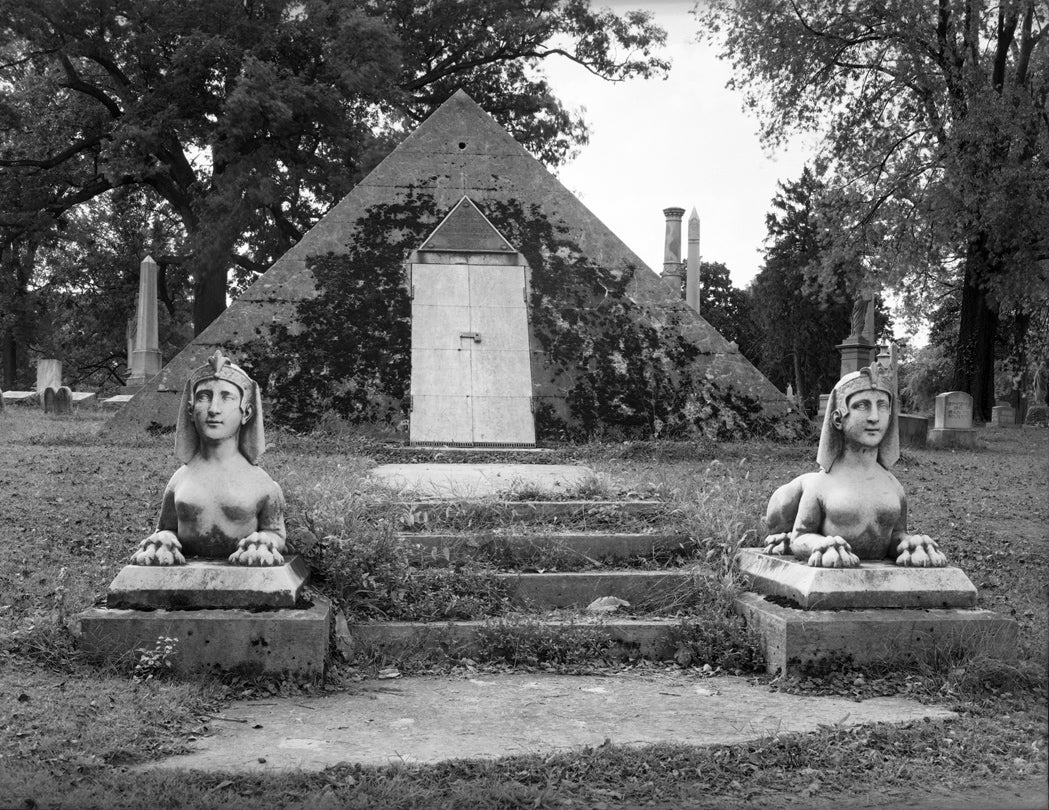 Pyramid Tomb at Mount Olivet Cemetery, Nashville, Tennessee  c. 1950s Harold Allen (1912–98)