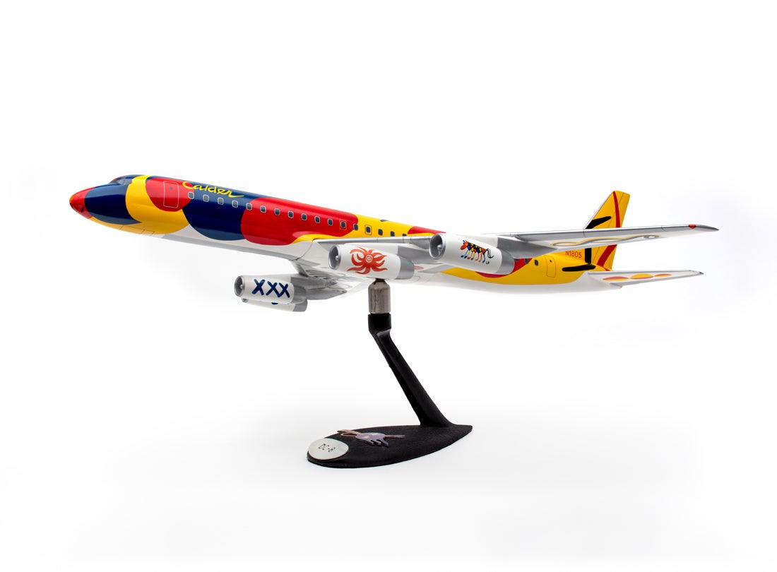 Braniff International Flying Colors of South America DC-8-62 model aircraft  1970s