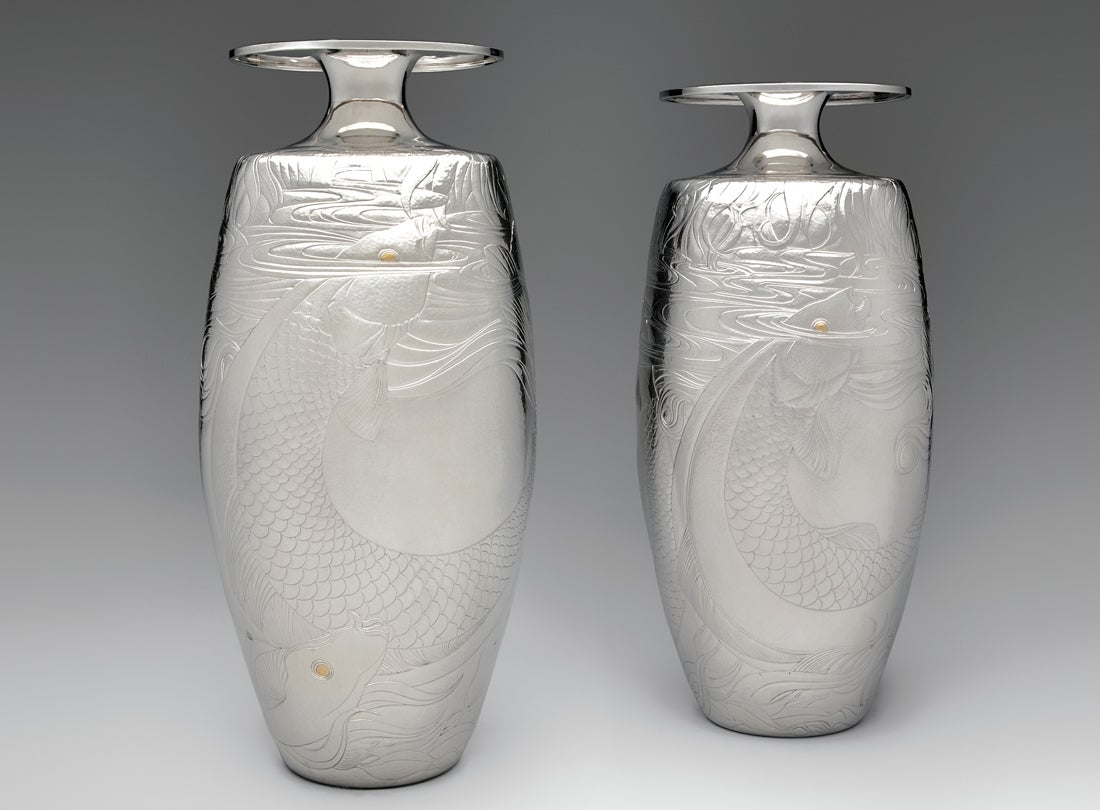 Rod Kelly, Carp vases  1987