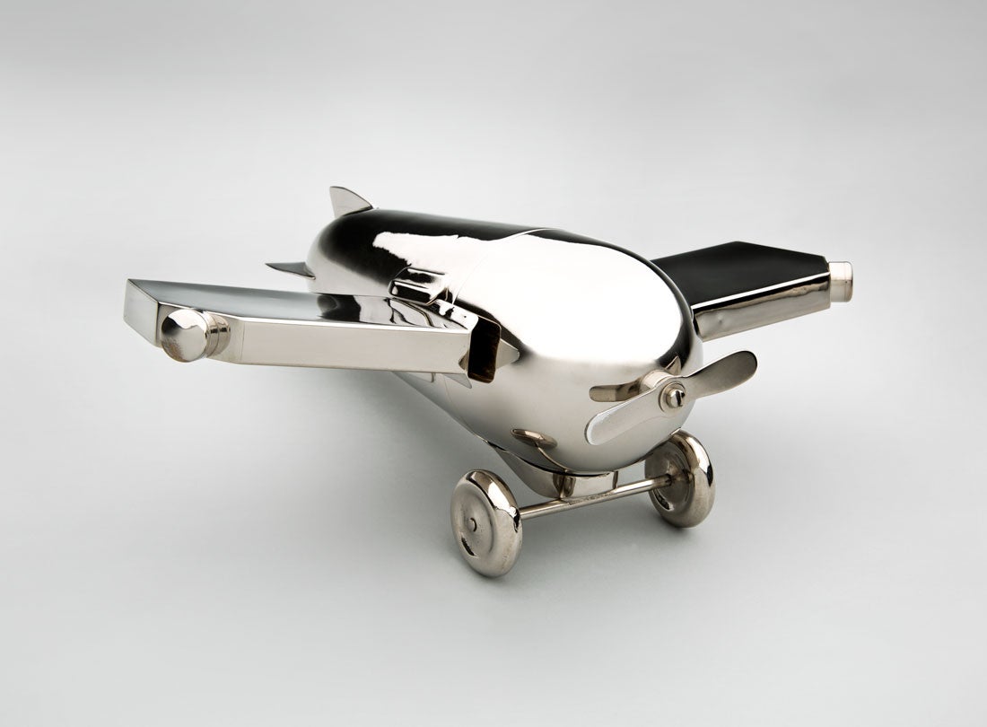 Airplane cocktail shaker  