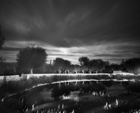 Moonset in Leh, Ladakh, India  2007